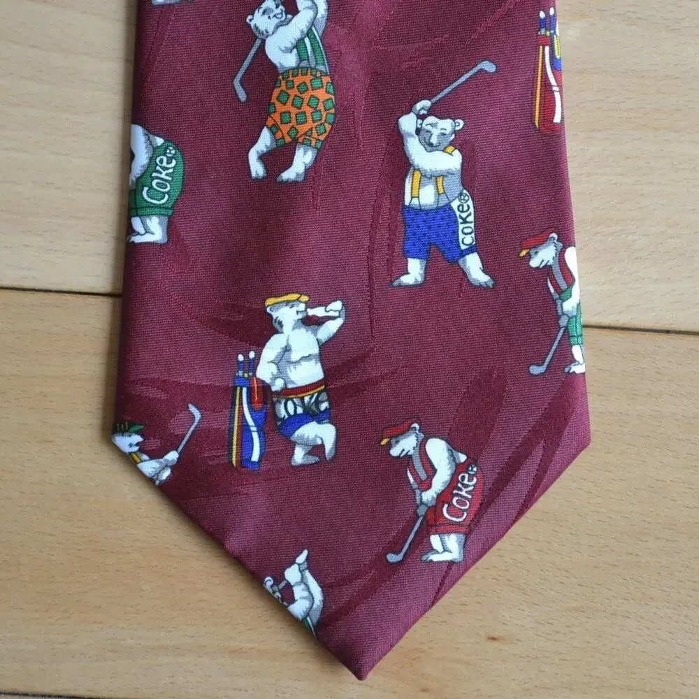 Coca Cola Polar Bear Golf Tie